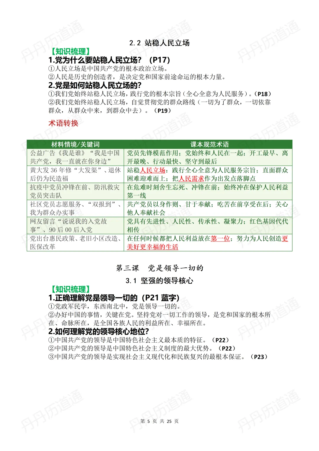 中考道法:核心问答题训练与术语转化练习(可领取电子版)-第5张图片-四季读书网