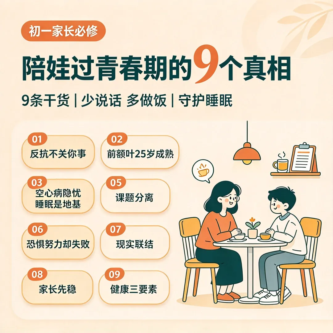 初一家长必修!陪娃过青春期的 9 个真相-第1张图片-四季读书网