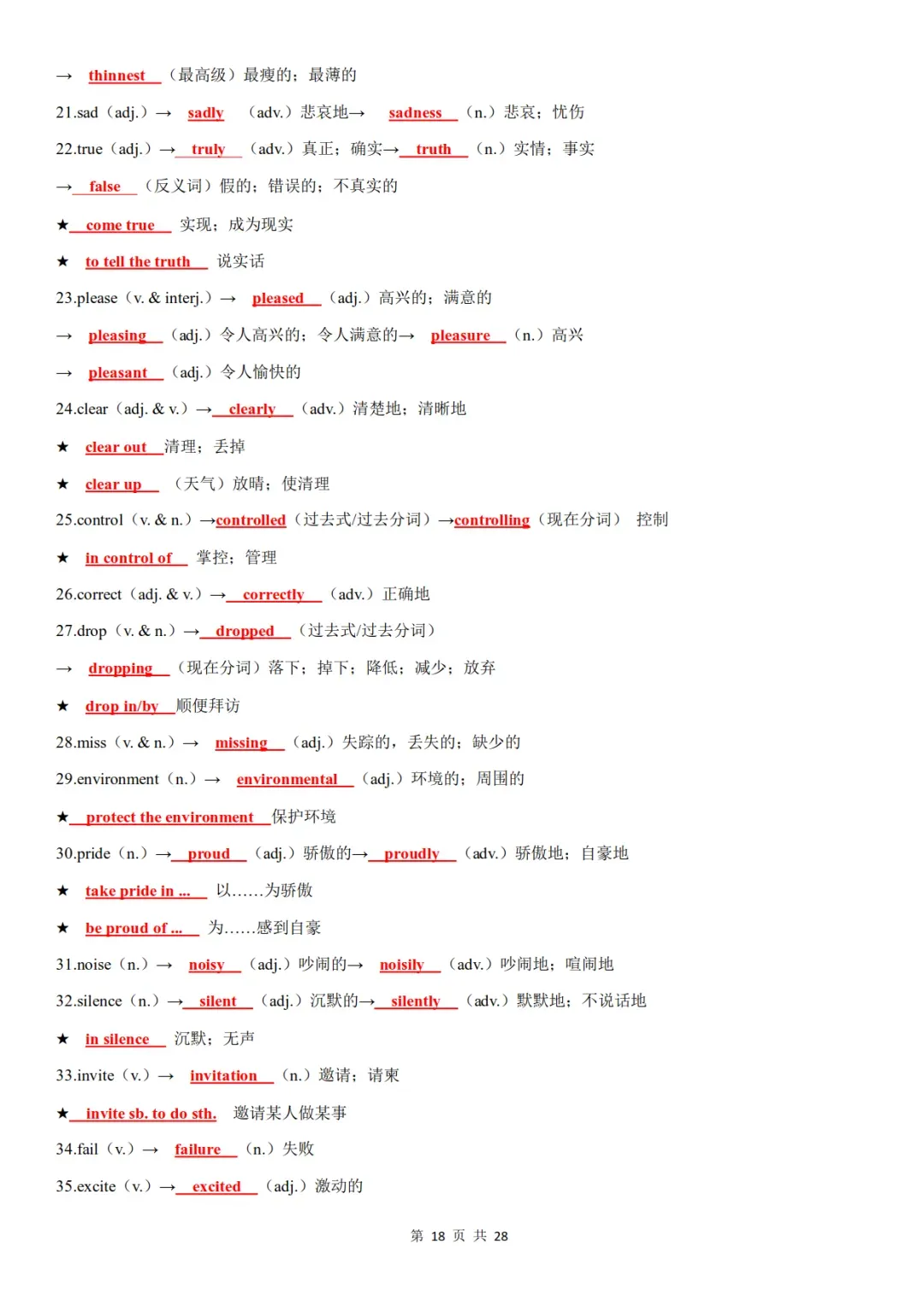 中考英语失分重灾区:词性转换,别再死背原形-第19张图片-四季读书网 中考英语失分重灾区:词性转换,别再死背原形-第19张图片-四季读书网