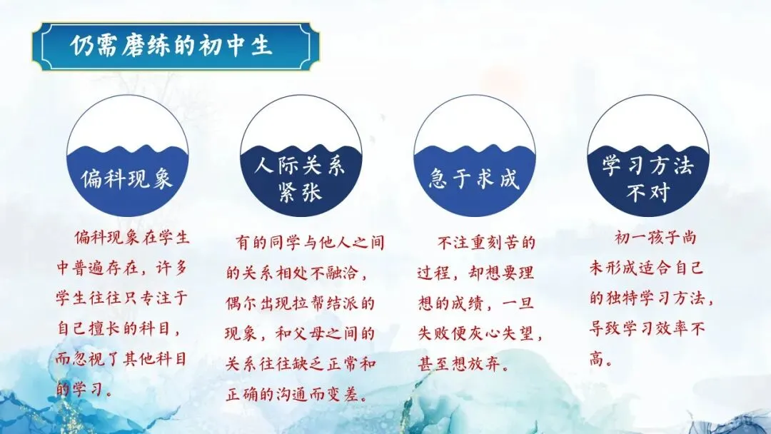 初一秋季期中家长会PPT:初心如磐行致远,星火同燃耀云程(附课件)-第11张图片-四季读书网 初一秋季期中家长会PPT:初心如磐行致远,星火同燃耀云程(附课件)-第11张图片-四季读书网