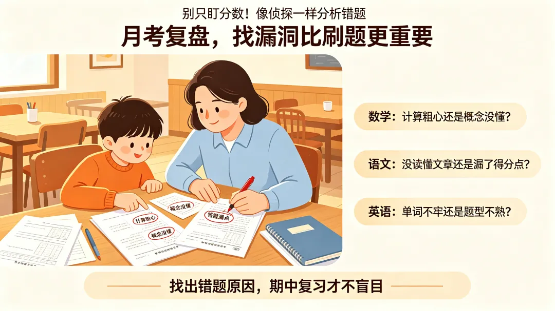 初一月考只是热身,期中考试才是孩子初中第一场真正的硬仗!-第2张图片-四季读书网
