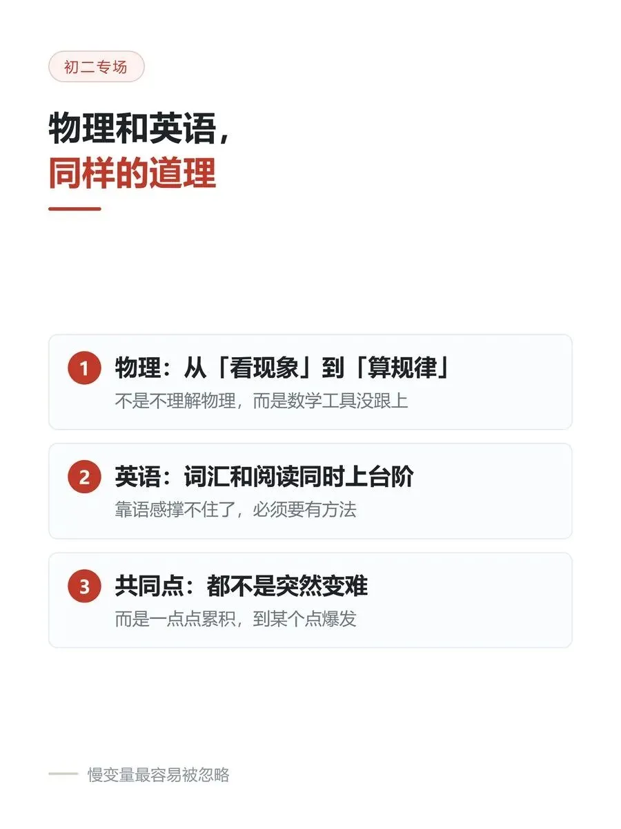 初二这几科开始分化,家长要有数-第3张图片-四季读书网 初二这几科开始分化,家长要有数-第3张图片-四季读书网