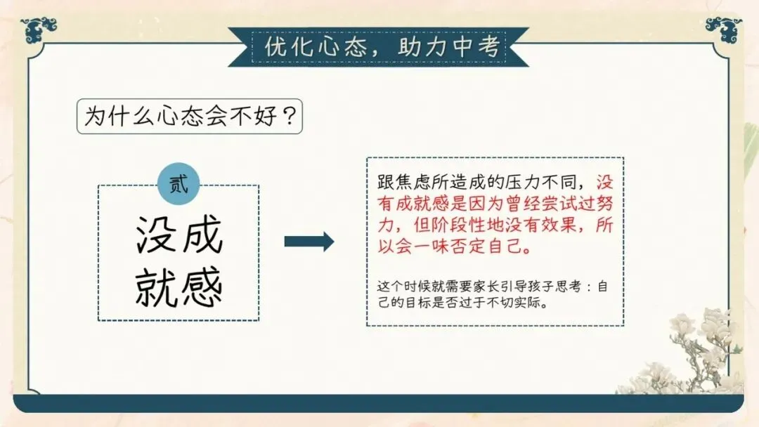 初三期中家长会PPT现成!这份69页《初三已至 同心共赴》,从期中成绩对比、中考倒计时到四大陪伴策略一次讲透,班主任直接拿去用-第43张图片-四季读书网