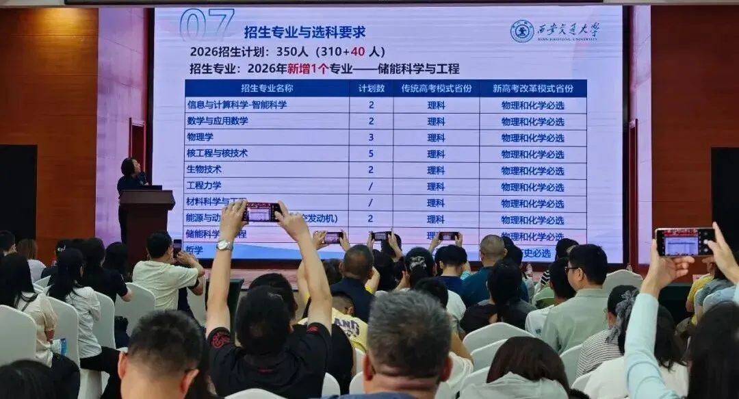 初三直接不招了?2027西交大少年班招生宣讲会关键信息透露!-第5张图片-四季读书网 初三直接不招了?2027西交大少年班招生宣讲会关键信息透露!-第5张图片-四季读书网