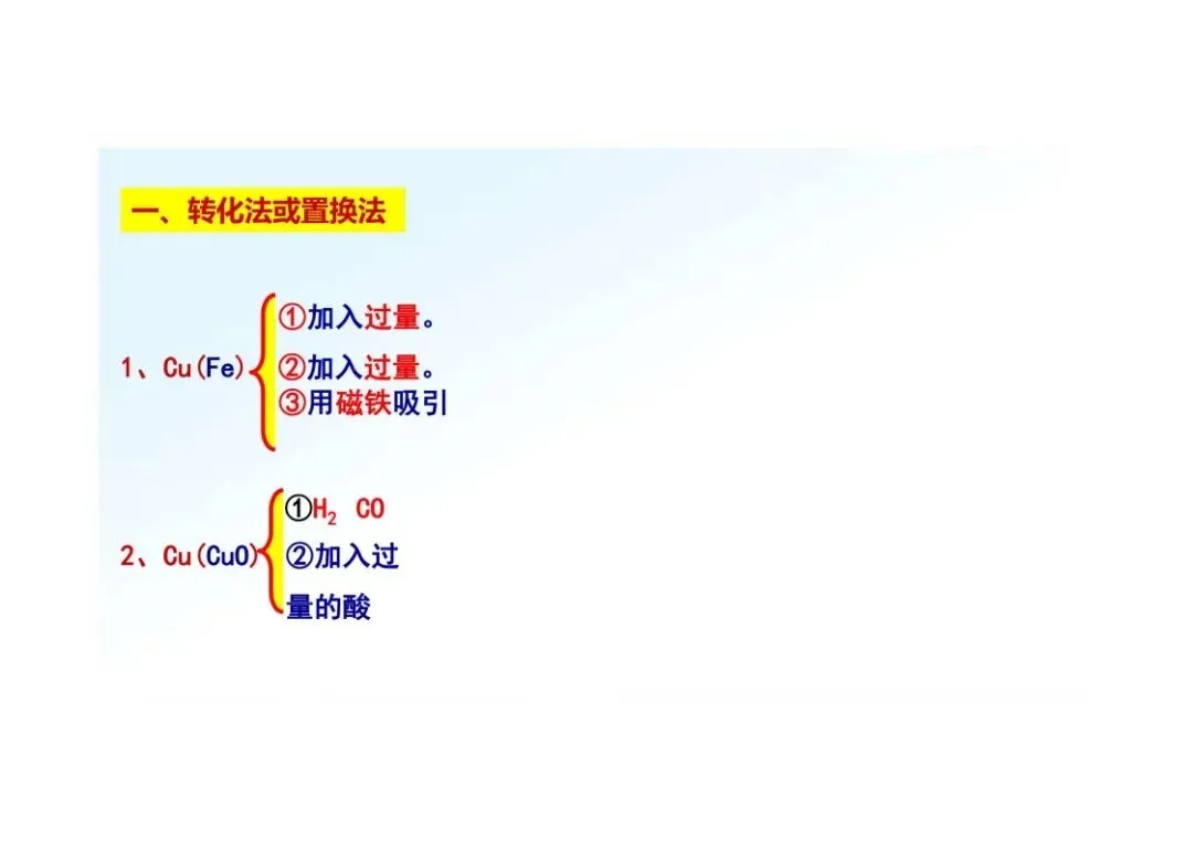 《初三化学》重点专题:物质的除杂-第24张图片-四季读书网