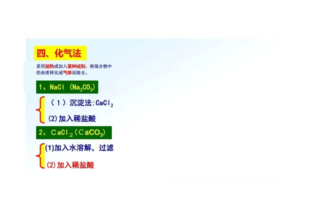 《初三化学》重点专题:物质的除杂-第37张图片-四季读书网