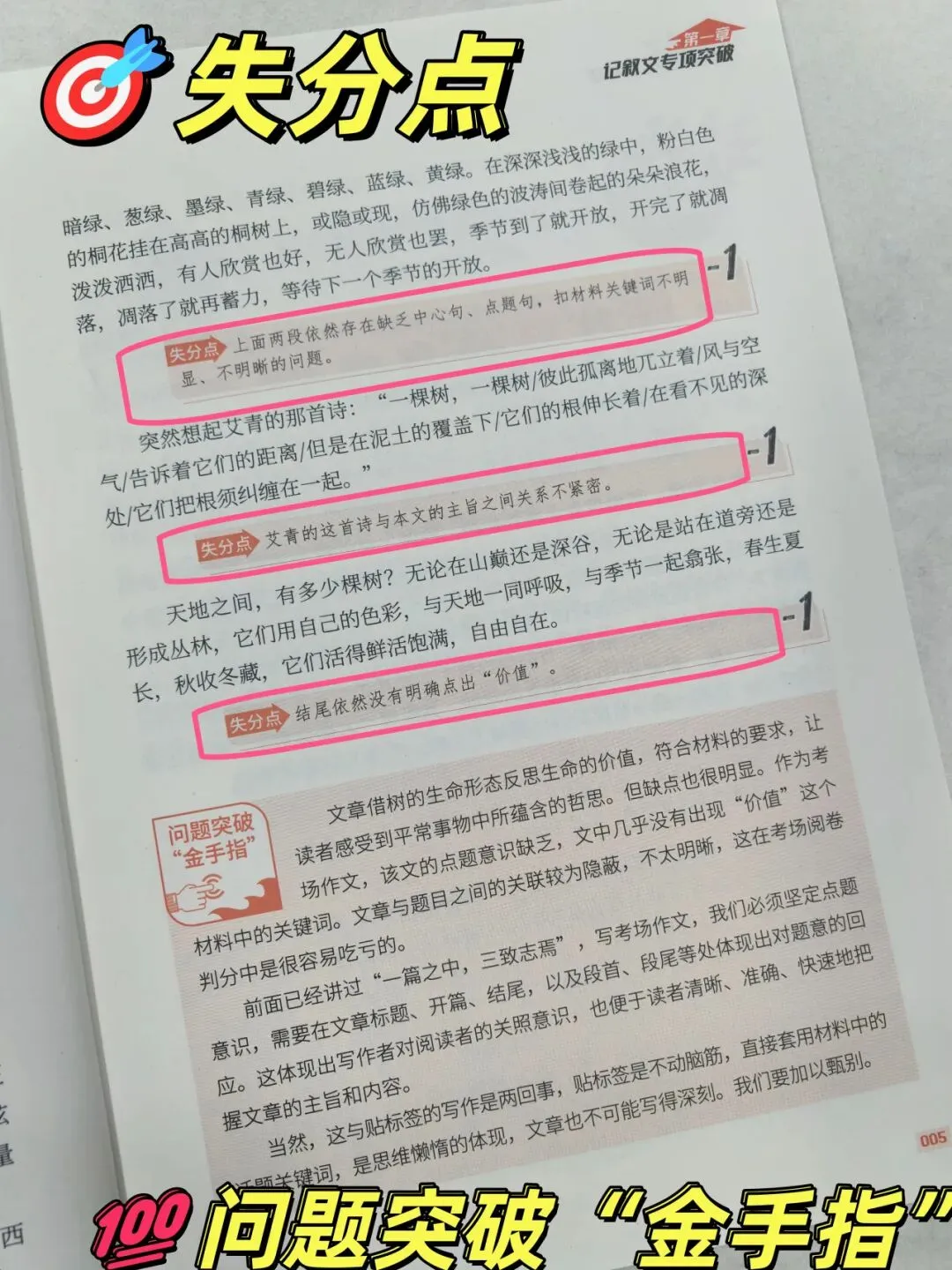 意林-中考/高考作文《考前49天专项突破·晋级提分》三大热考文体,18篇范文升级示范,在短时间内抓好重点!直指阅卷者爱扣分的作文文体-第18张图片-四季读书网