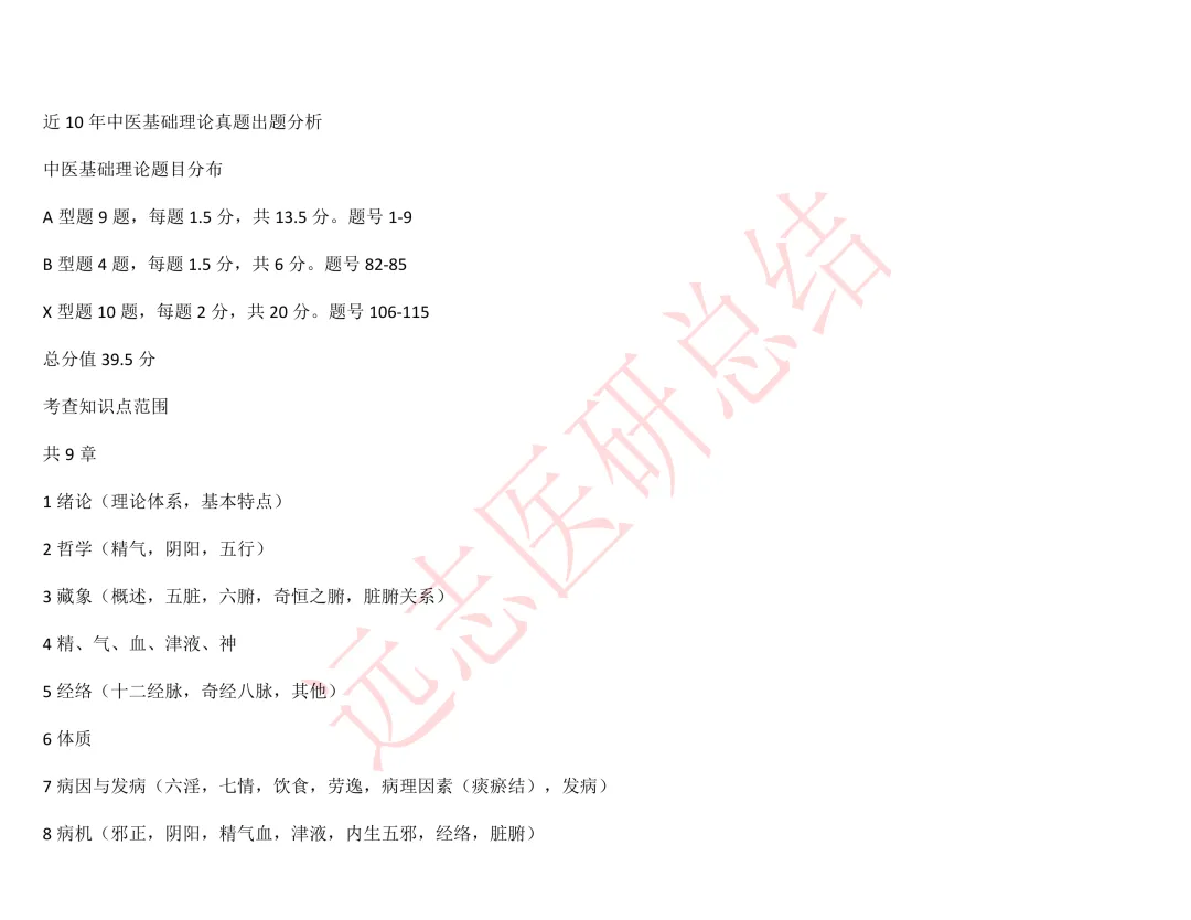 近10年中基真题出题规律分析与考点预测-第1张图片-四季读书网 近10年中基真题出题规律分析与考点预测-第1张图片-四季读书网