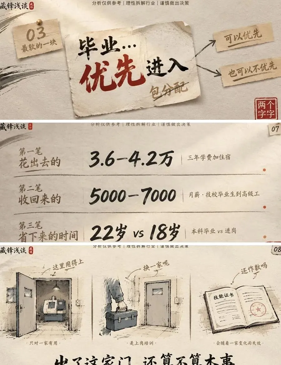 中考六百多分也去读技校,那 8000 人抢的是三年后的一个出口-第1张图片-四季读书网 中考六百多分也去读技校,那 8000 人抢的是三年后的一个出口-第1张图片-四季读书网