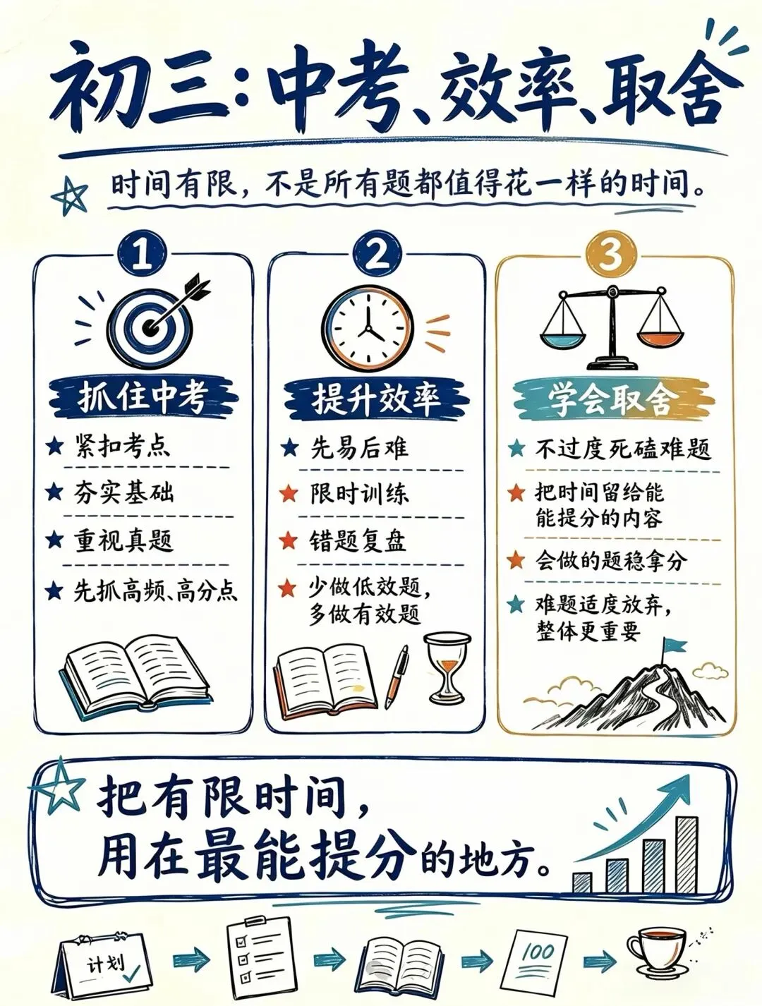 27届中考把有限的时间,用在最能提分的地方-第1张图片-四季读书网 27届中考把有限的时间,用在最能提分的地方-第1张图片-四季读书网