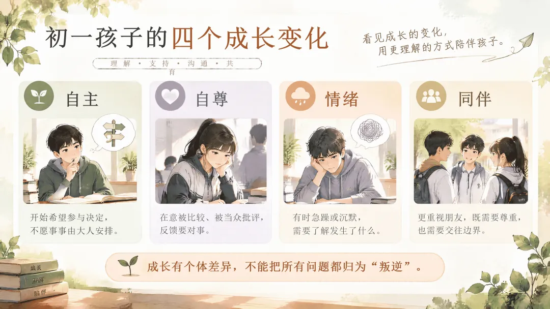 初一上学期期中家长会ppt,根据成绩让家长明白七年级这些重要点-第3张图片-四季读书网 初一上学期期中家长会ppt,根据成绩让家长明白七年级这些重要点-第3张图片-四季读书网