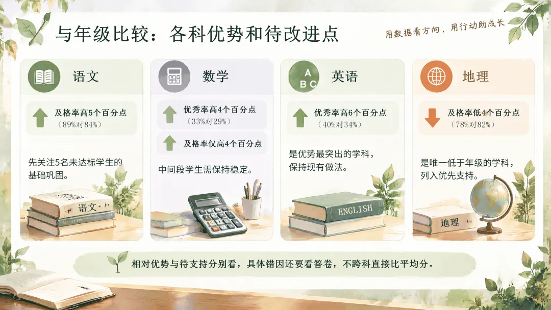 初一上学期期中家长会ppt,根据成绩让家长明白七年级这些重要点-第7张图片-四季读书网 初一上学期期中家长会ppt,根据成绩让家长明白七年级这些重要点-第7张图片-四季读书网