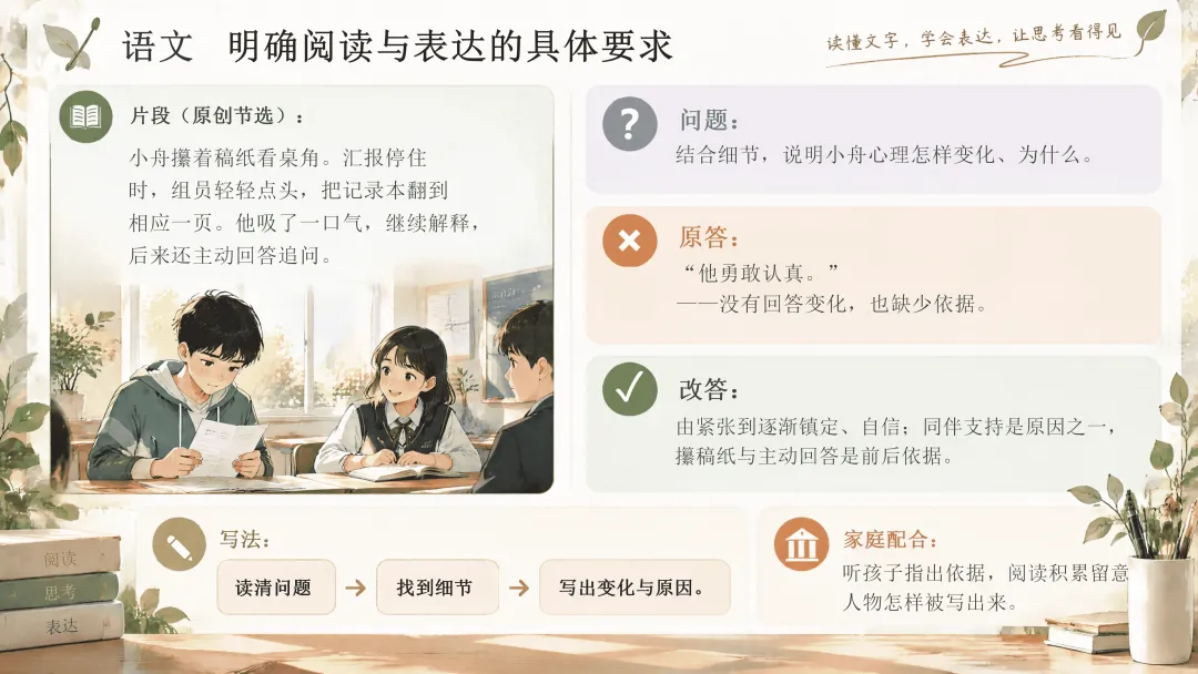 初一上学期期中家长会ppt,根据成绩让家长明白七年级这些重要点-第15张图片-四季读书网 初一上学期期中家长会ppt,根据成绩让家长明白七年级这些重要点-第15张图片-四季读书网
