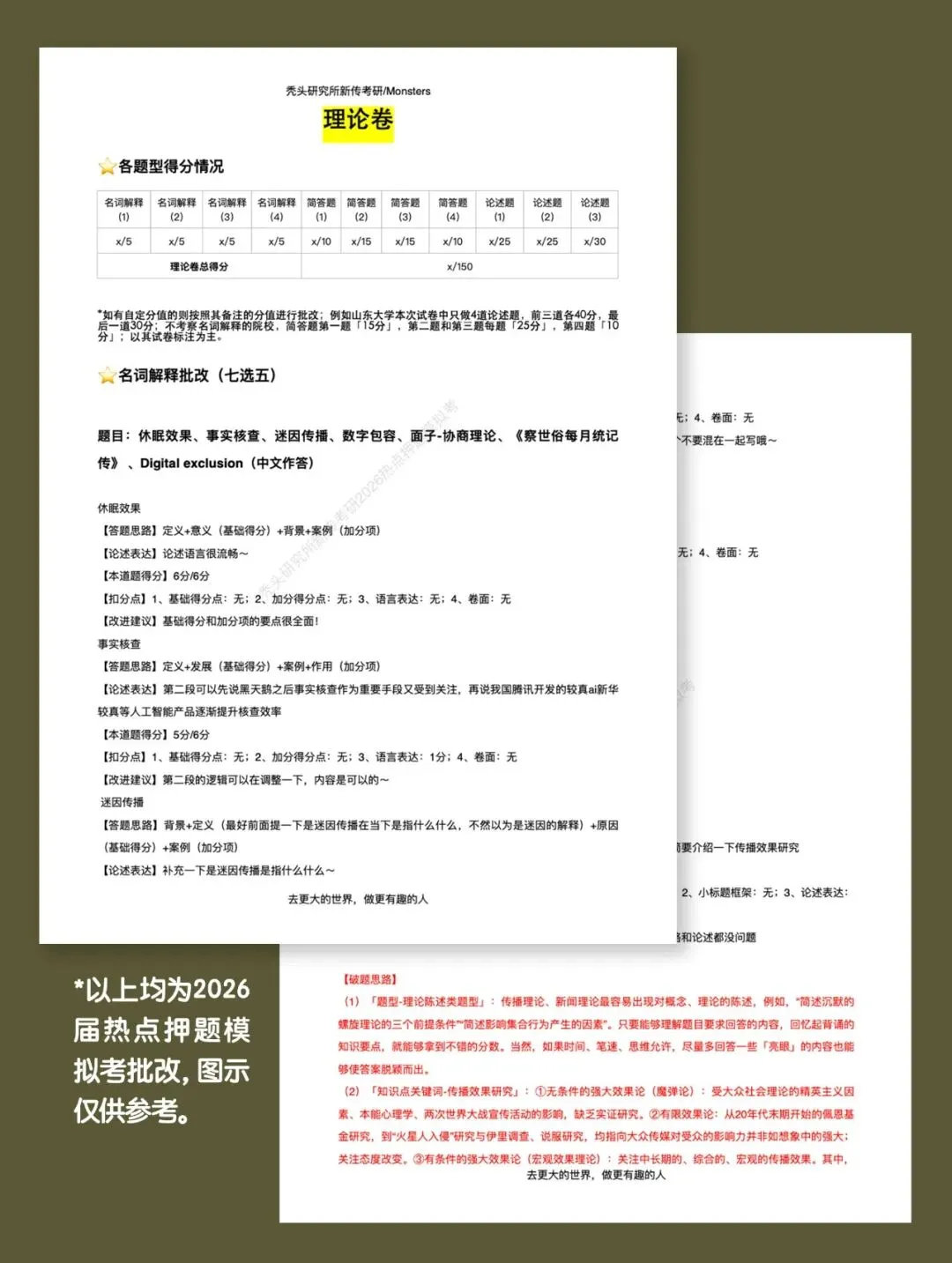 【堂堂上新】TTS-27热点押题模拟考:全真模拟+试卷批改+押题手册=今年上岸!!!-第15张图片-四季读书网
