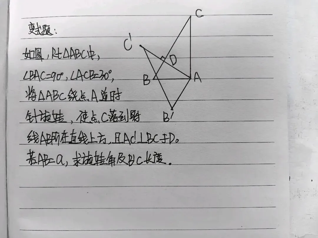 初三几何易错题|旋转专题:例题+变式+总结,孩子照着抄都能会!-第3张图片-四季读书网