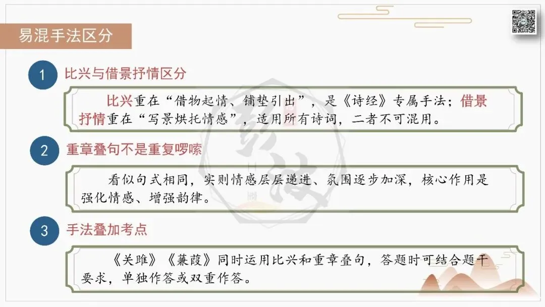 【中考古诗词复习-课件】29-写作手法-06诗经类写法(3元)-第16张图片-四季读书网
