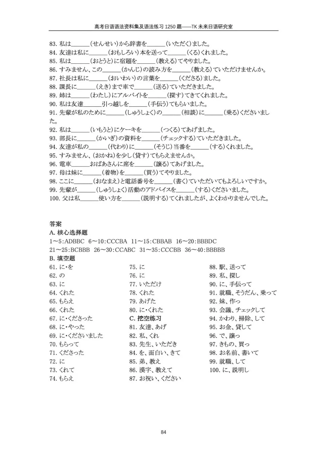 新书内部预购|高考日语语法资料集及语法练习1250题-第16张图片-四季读书网 新书内部预购|高考日语语法资料集及语法练习1250题-第16张图片-四季读书网