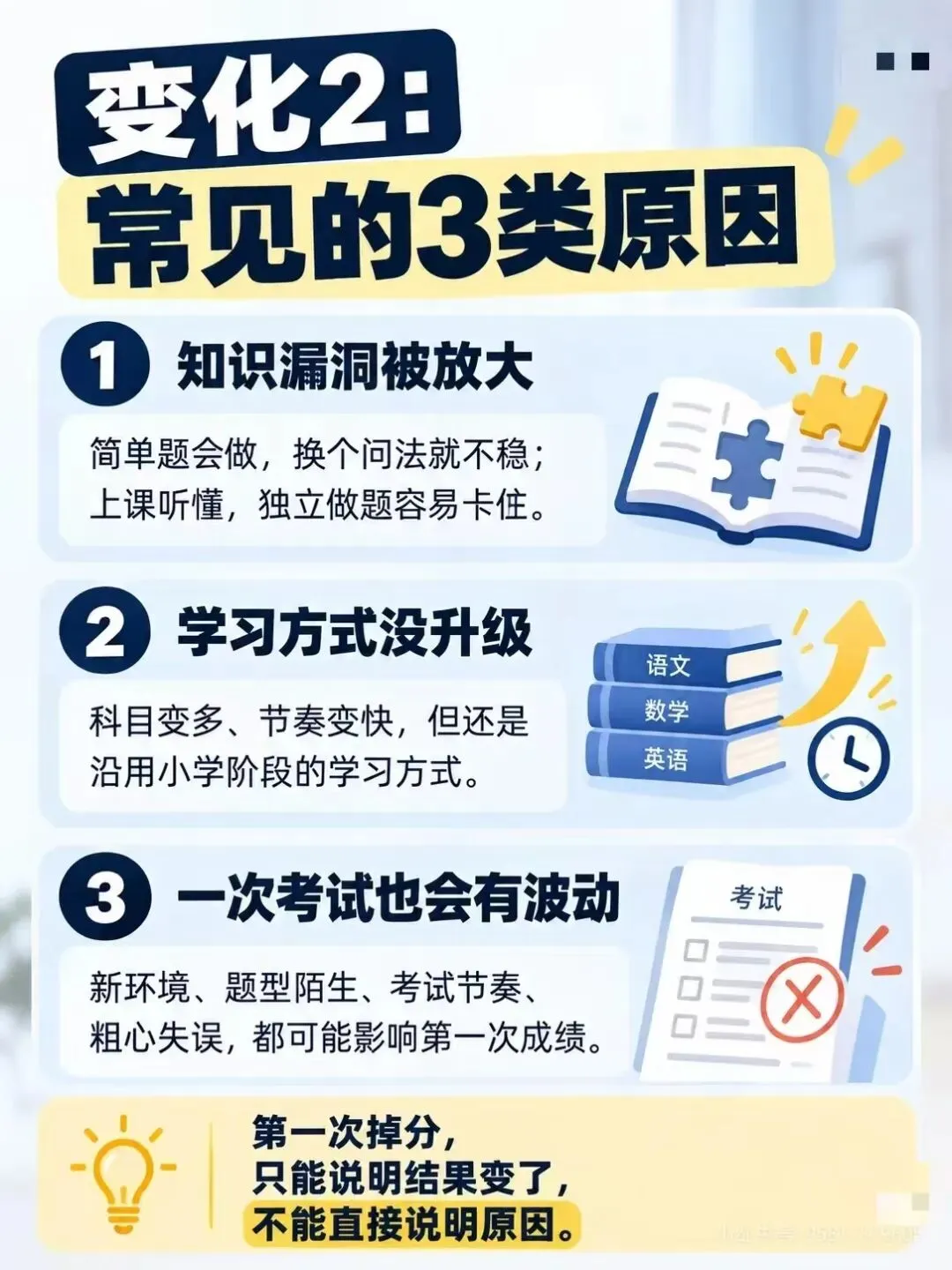初一成绩断崖式下滑,多半是这3个原因(很多家长踩坑)-第3张图片-四季读书网