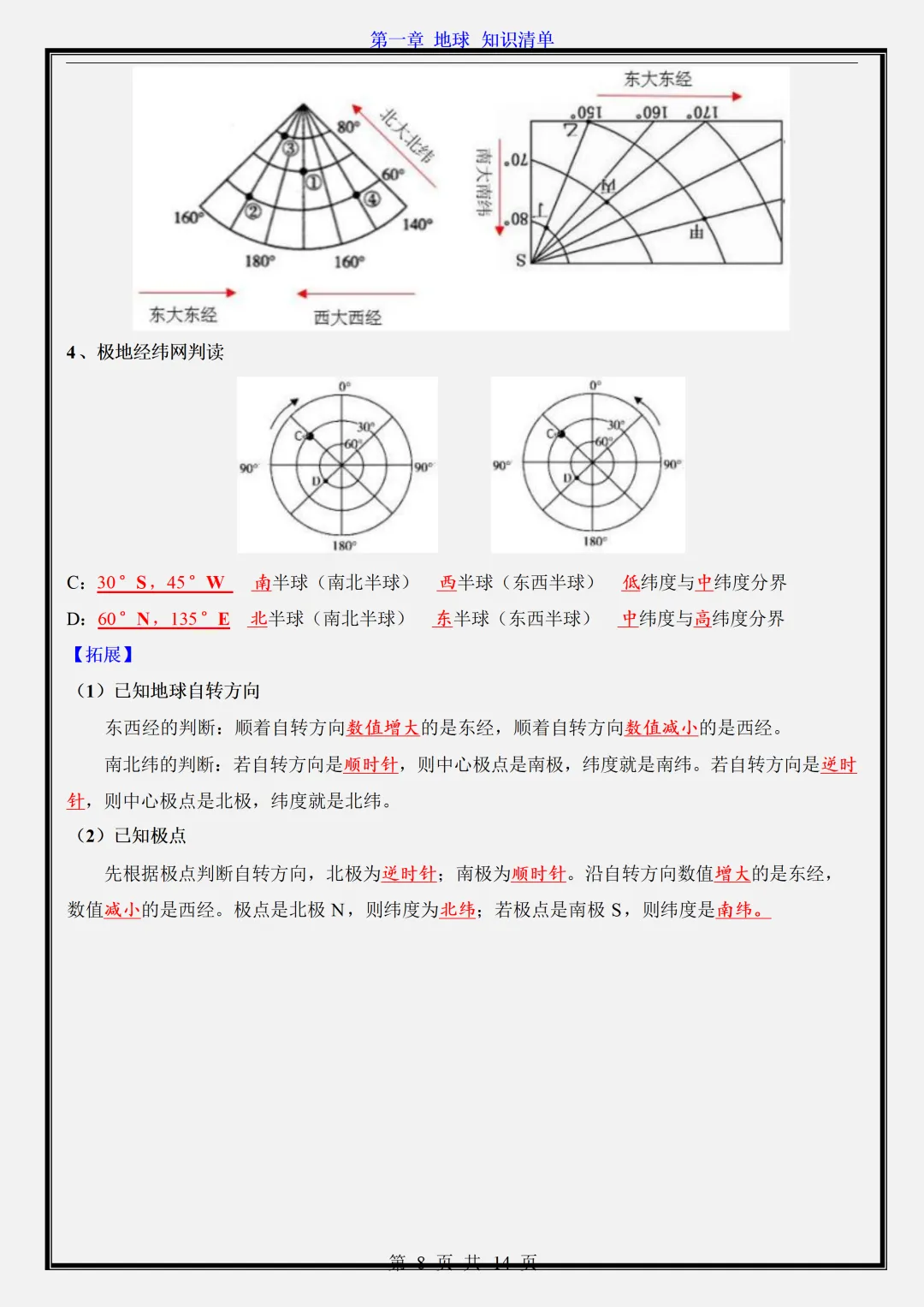 【初一】2026新版七年级上册地理全册必背考点知识点清单汇总 ,完整版可打印-第10张图片-四季读书网 【初一】2026新版七年级上册地理全册必背考点知识点清单汇总 ,完整版可打印-第10张图片-四季读书网