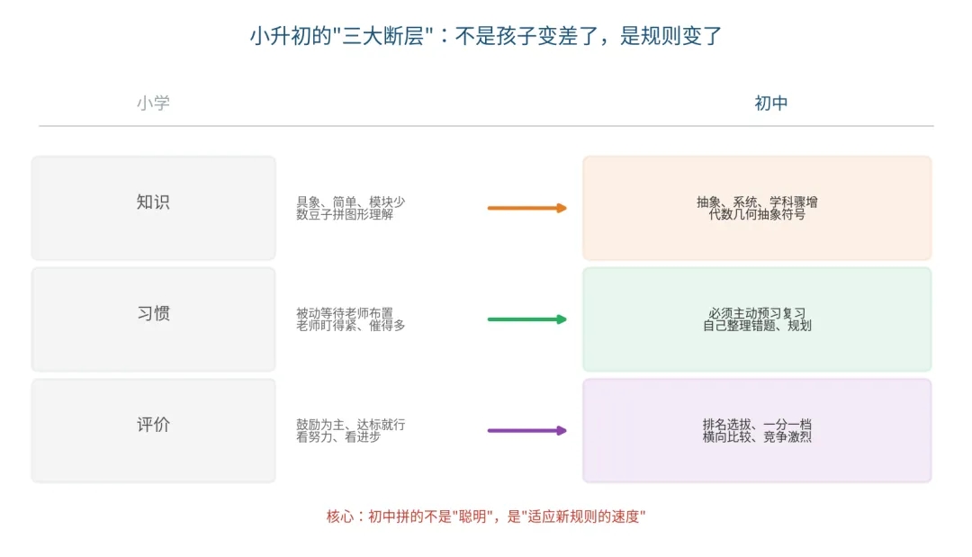 初一这一年,比努力更重要的是＂不踩坑＂——邢台的家长看过来!-第1张图片-四季读书网
