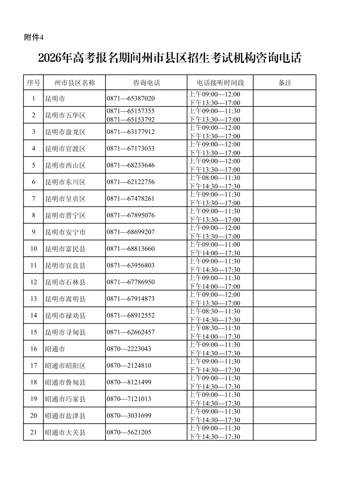 高考报名‖云南省2026-2027届高考报名将于10月25日开始-第17张图片-四季读书网 高考报名‖云南省2026-2027届高考报名将于10月25日开始-第17张图片-四季读书网