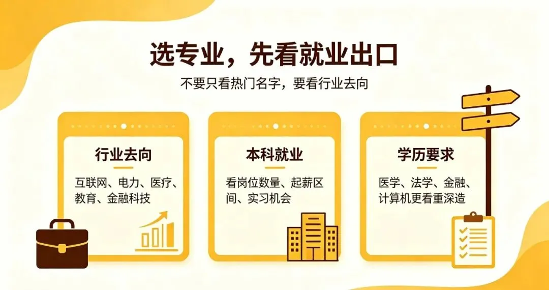高考专业怎么选?别只看名字,要看就业、课程和深造方向-第1张图片-四季读书网 高考专业怎么选?别只看名字,要看就业、课程和深造方向-第1张图片-四季读书网
