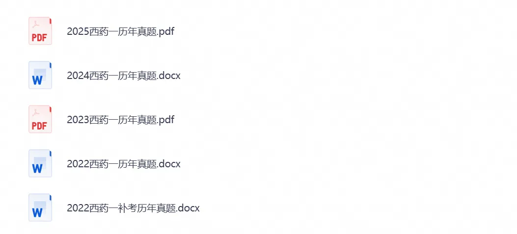 执业药师考试(西药学)历年真题试卷(2015-2025年)及答案解析-第2张图片-四季读书网