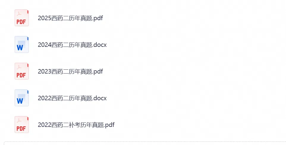 执业药师考试(西药学)历年真题试卷(2015-2025年)及答案解析-第3张图片-四季读书网