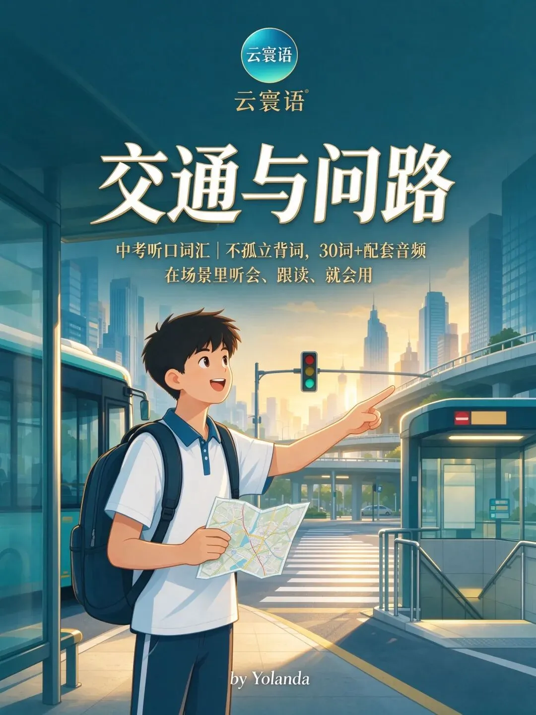 第006期中考听口词汇|不孤立背词,30词+配套音频在场景里听会、跟读、就会用-第2张图片-四季读书网