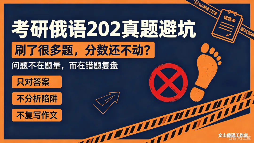 【稳过国家线】真题刷一遍就忘?2027考研俄语202 —五年真题+三年精讲班次 —讲一道会一套!-第1张图片-四季读书网