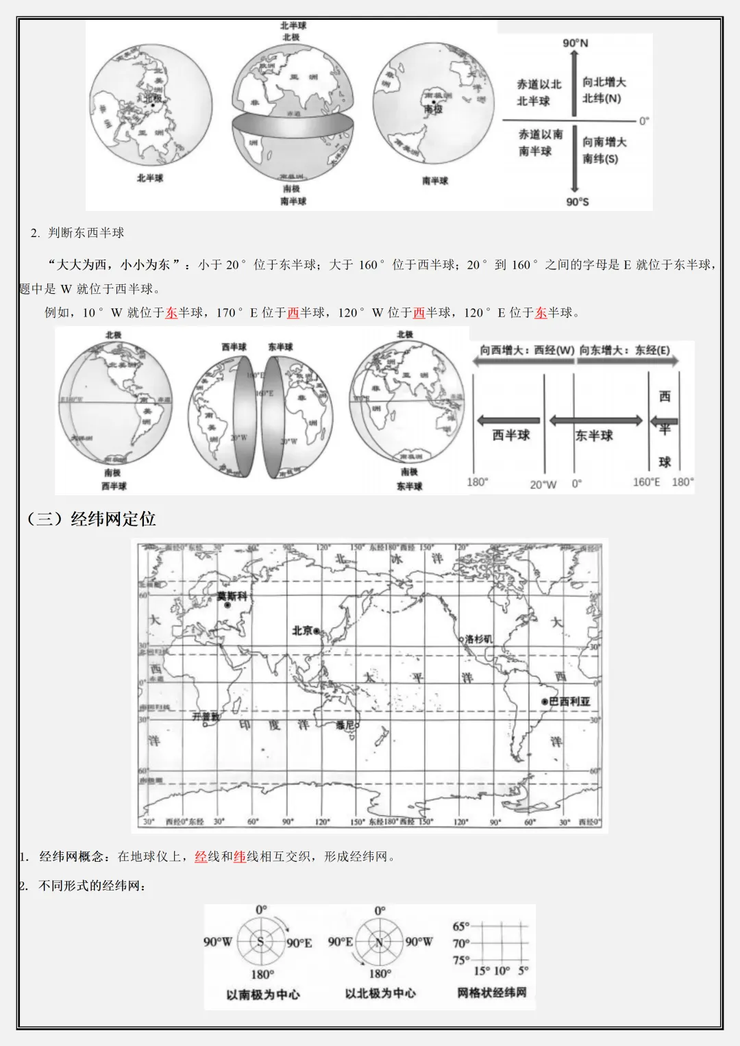 【初一】新版七年级上册地理粤人版全册重点知识点背诵清单,完整版可打印(2026)-第4张图片-四季读书网 【初一】新版七年级上册地理粤人版全册重点知识点背诵清单,完整版可打印(2026)-第4张图片-四季读书网