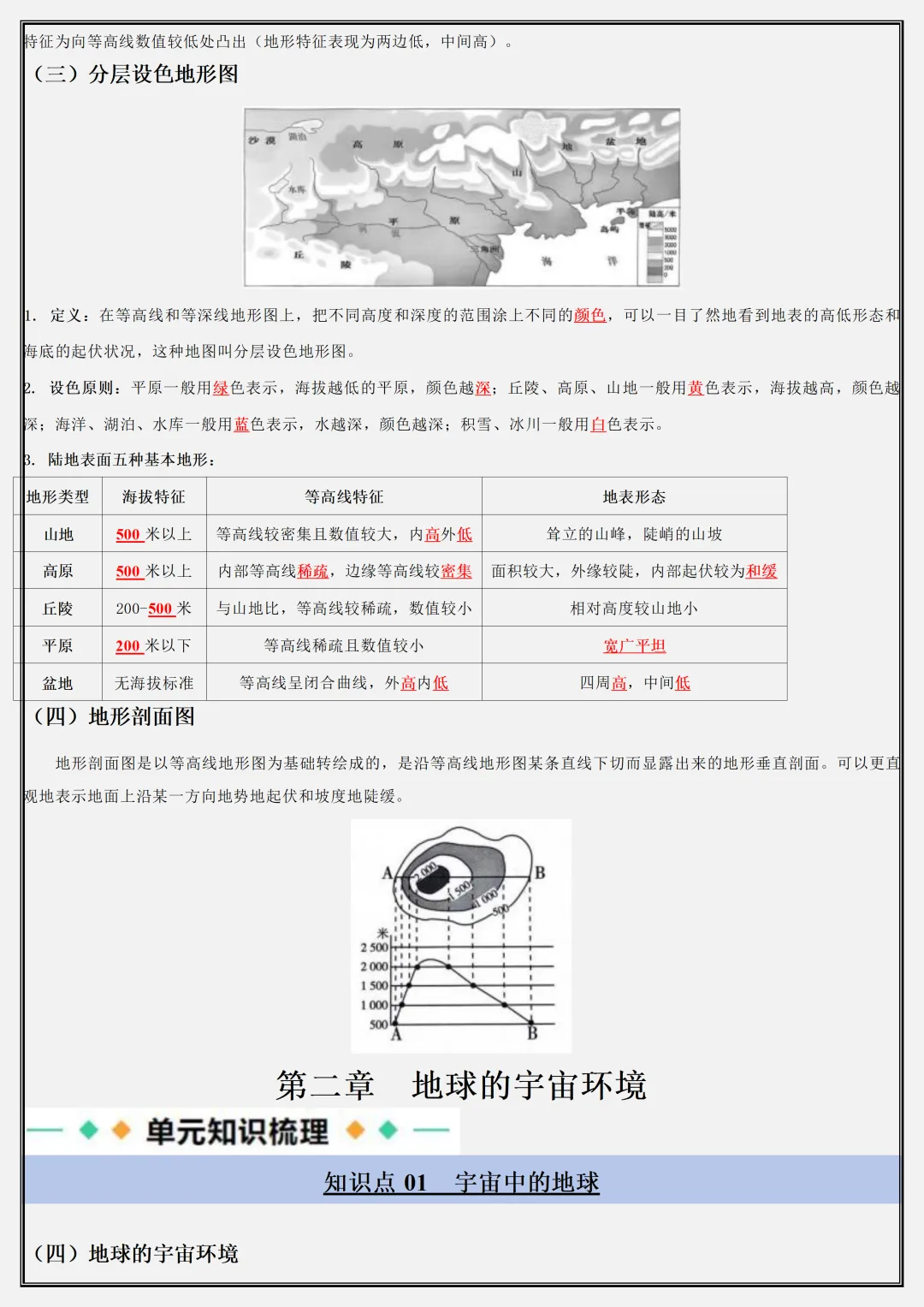 【初一】新版七年级上册地理粤人版全册重点知识点背诵清单,完整版可打印(2026)-第9张图片-四季读书网 【初一】新版七年级上册地理粤人版全册重点知识点背诵清单,完整版可打印(2026)-第9张图片-四季读书网
