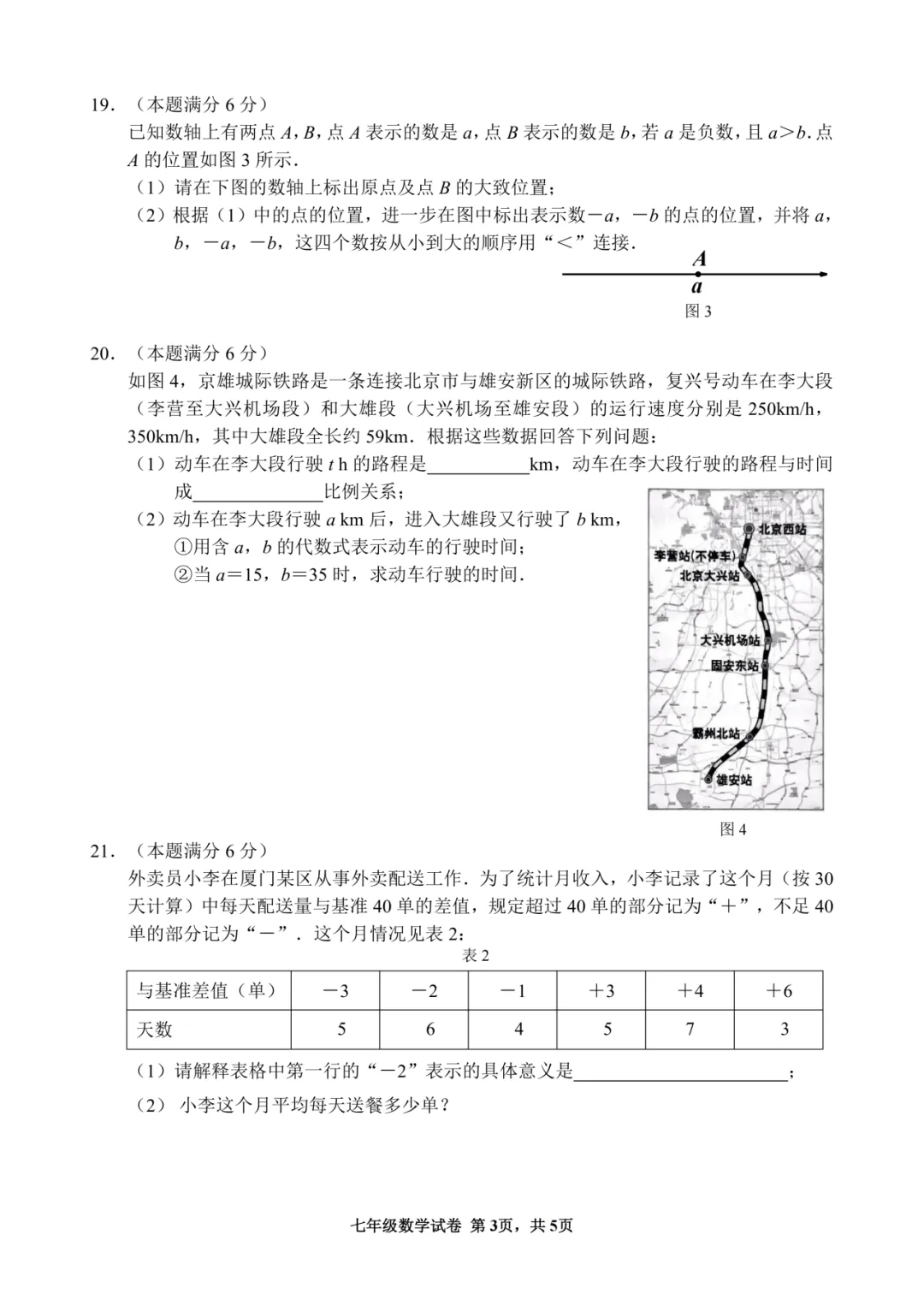 厦门初一(上)期中考真题+答案汇总!-第14张图片-四季读书网 厦门初一(上)期中考真题+答案汇总!-第14张图片-四季读书网