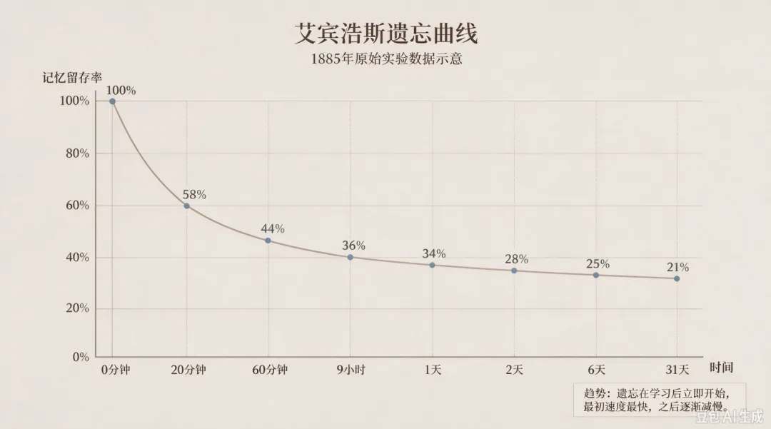 艾宾浩斯遗忘曲线,给中考复习的一剂"防忘药"-第2张图片-四季读书网 艾宾浩斯遗忘曲线,给中考复习的一剂"防忘药"-第2张图片-四季读书网