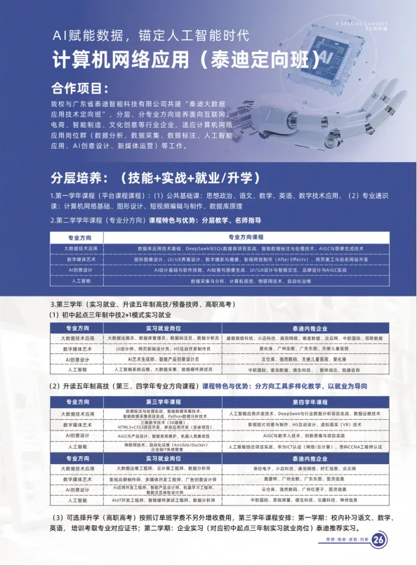 初三家长提前看!广东省高新技术高级技工学校2026招生简章-第12张图片-四季读书网