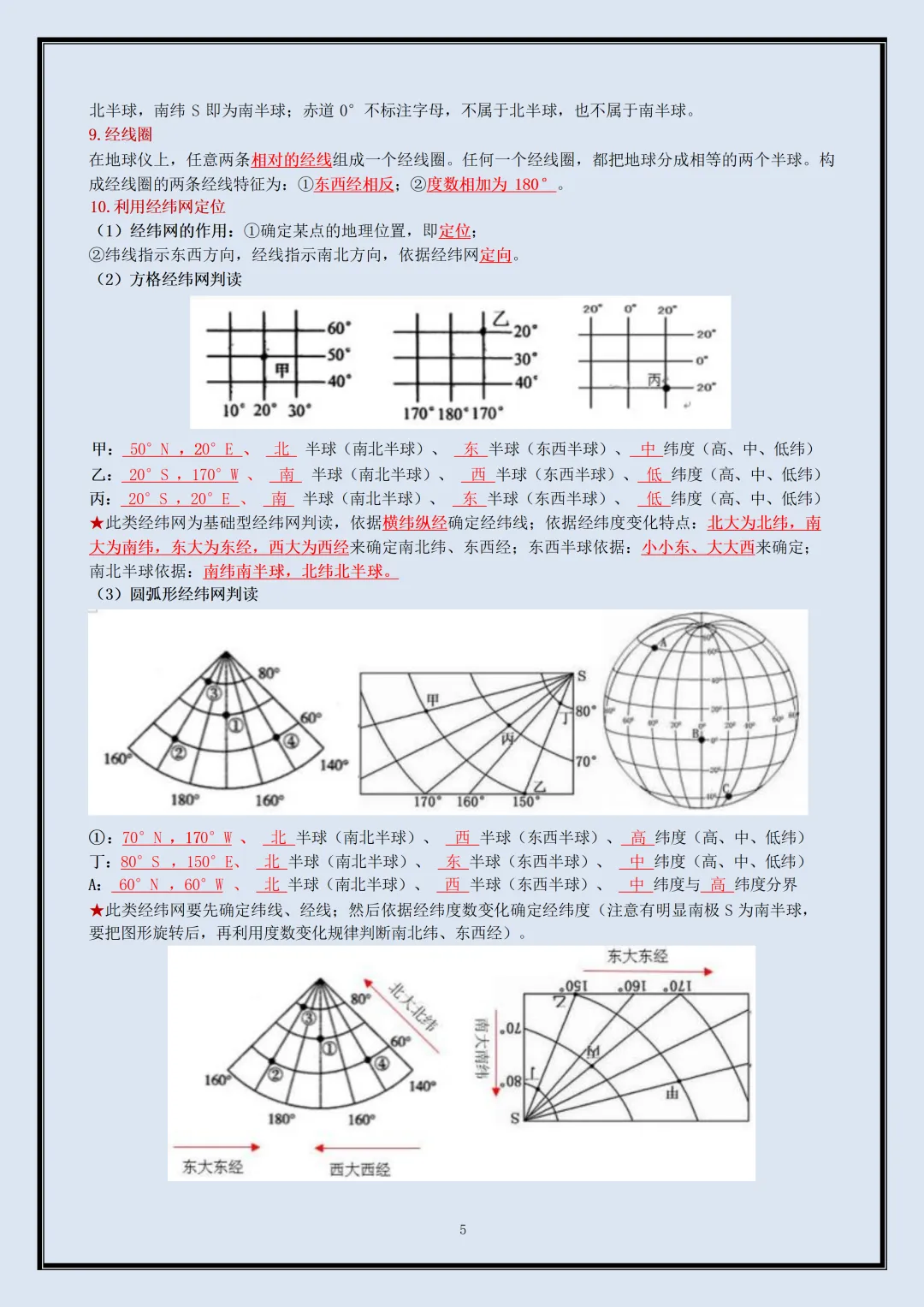 初一 | 新教材七年级上册地理全册必背考点知识点复习提纲,2026完整版可打印-第5张图片-四季读书网 初一 | 新教材七年级上册地理全册必背考点知识点复习提纲,2026完整版可打印-第5张图片-四季读书网
