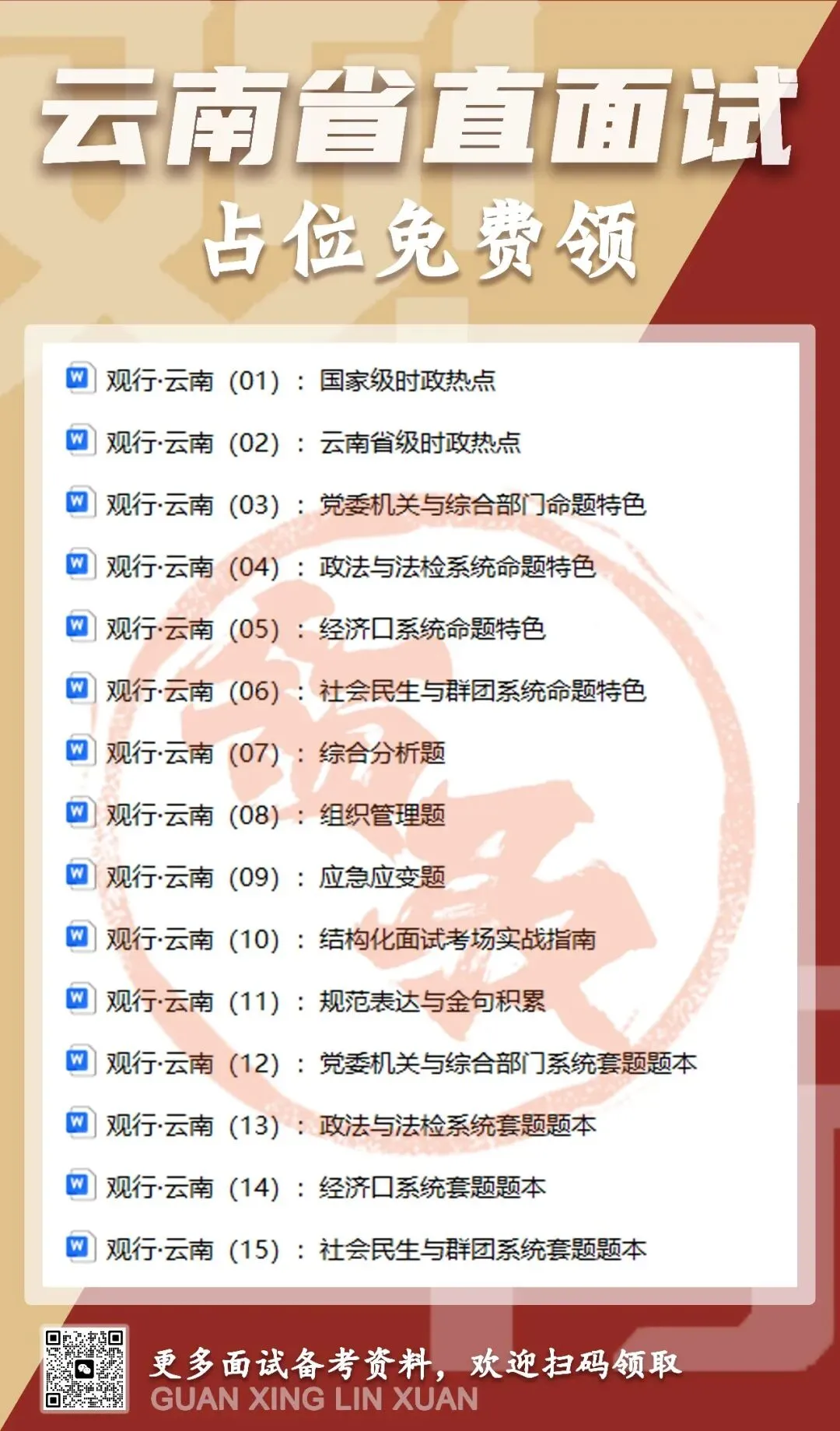 观行·云南:遴选面试真题汇编(2025 年)-第7张图片-四季读书网