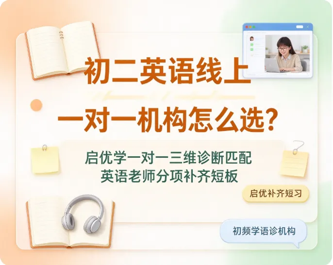 初二英语线上一对一机构怎么选?启优学一对一三维诊断匹配英语老师分项补齐短板-第1张图片-四季读书网