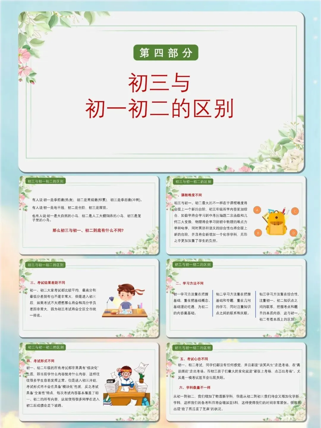 初三与初二不一样在哪,九条区别讲透了——初三期中家长会-第7张图片-四季读书网 初三与初二不一样在哪,九条区别讲透了——初三期中家长会-第7张图片-四季读书网