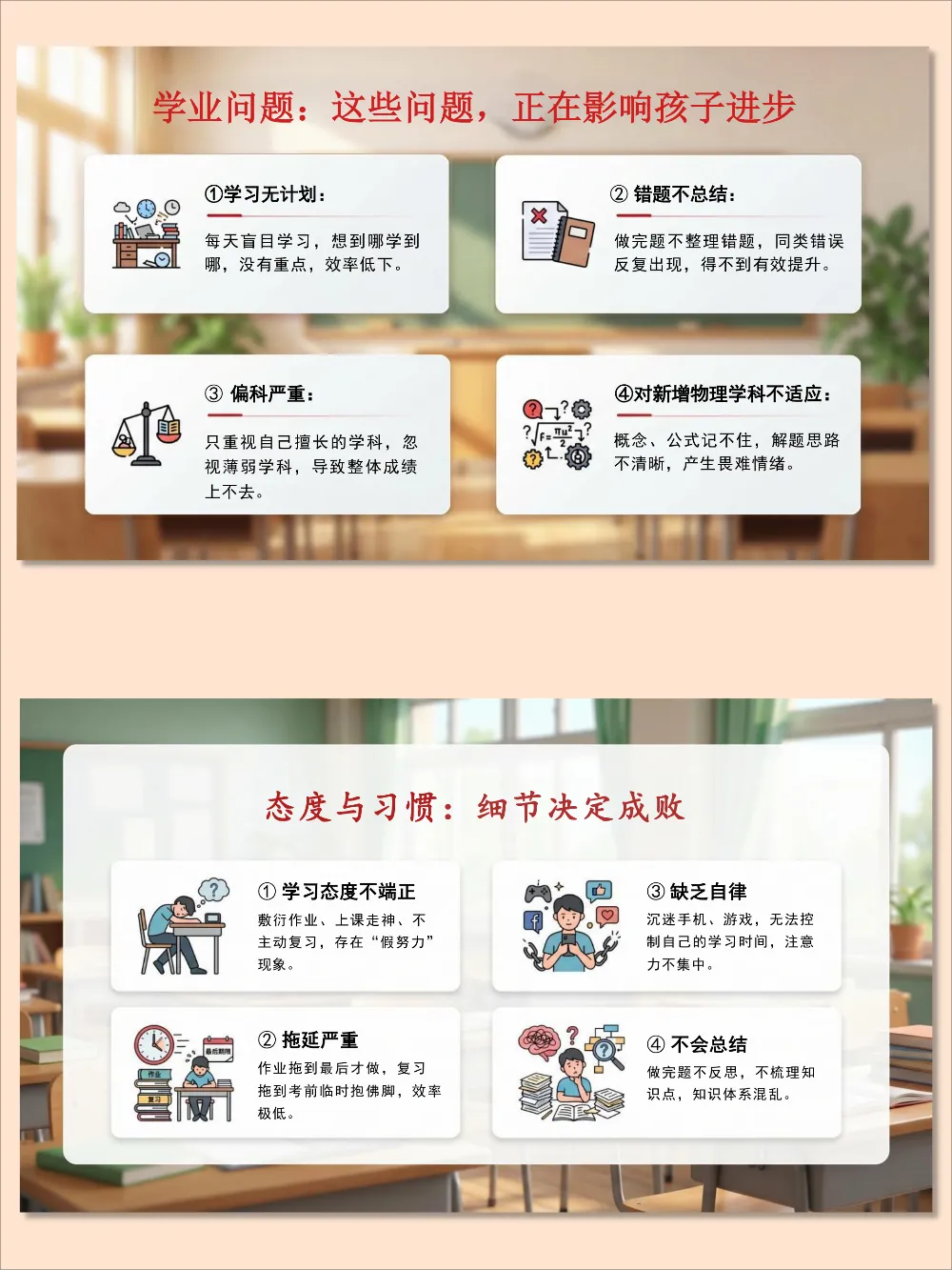 初二期中家长会ppt:复盘成长,共话备考,衔接未来-第9张图片-四季读书网