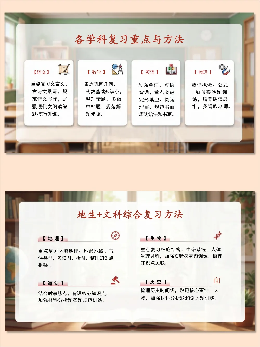 初二期中家长会ppt:复盘成长,共话备考,衔接未来-第12张图片-四季读书网