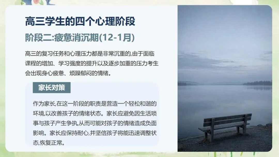 《高三上学期期中家长会:同心聚力,赢战高考》PPT课件+发言稿,电子版可编辑修改-第24张图片-四季读书网 《高三上学期期中家长会:同心聚力,赢战高考》PPT课件+发言稿,电子版可编辑修改-第24张图片-四季读书网
