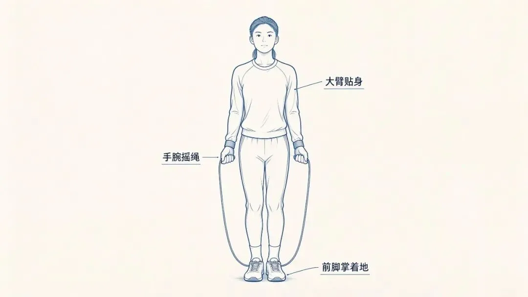 中考体育跳绳提分(一):总绊绳、个数上不去?先改这3个错误动作,别再傻练-第1张图片-四季读书网
