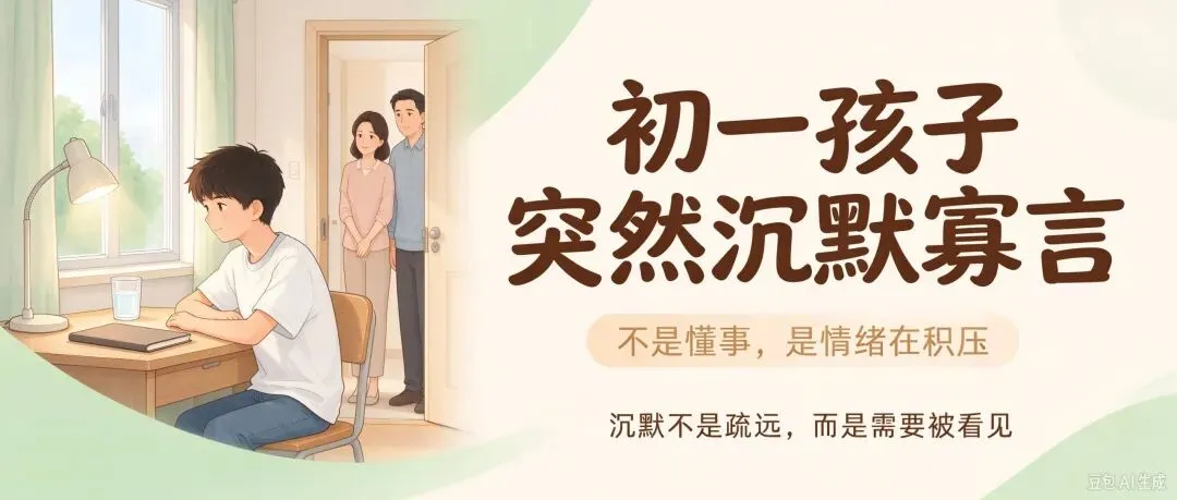 初一孩子突然沉默寡言,不是懂事,是情绪在积压-第1张图片-四季读书网 初一孩子突然沉默寡言,不是懂事,是情绪在积压-第1张图片-四季读书网