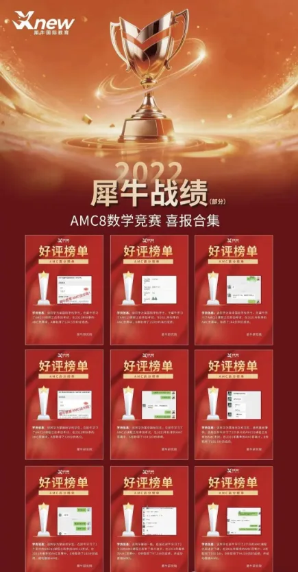 犀牛教育AMC8千人模考开启!千名考生同台 PK,精准定位真实水平-第17张图片-四季读书网 犀牛教育AMC8千人模考开启!千名考生同台 PK,精准定位真实水平-第17张图片-四季读书网