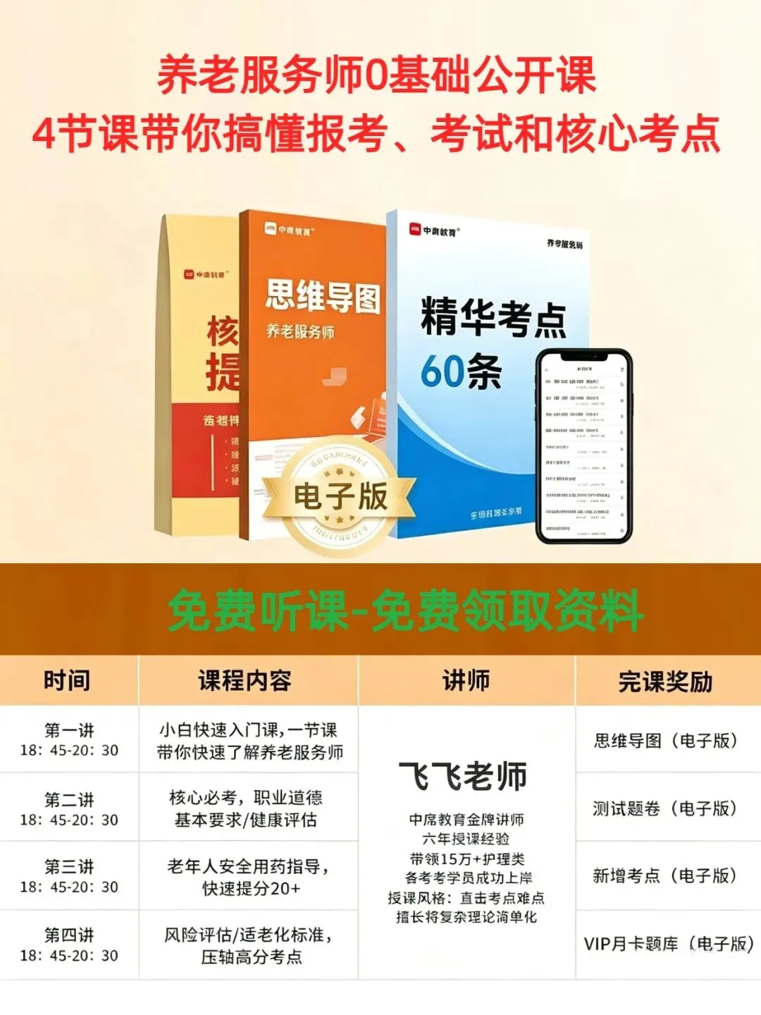 2026 养老服务师考试指南,零基础怎么备考?考点汇总+ 模拟题库 PDF 一键获取-第4张图片-四季读书网 2026 养老服务师考试指南,零基础怎么备考?考点汇总+ 模拟题库 PDF 一键获取-第4张图片-四季读书网
