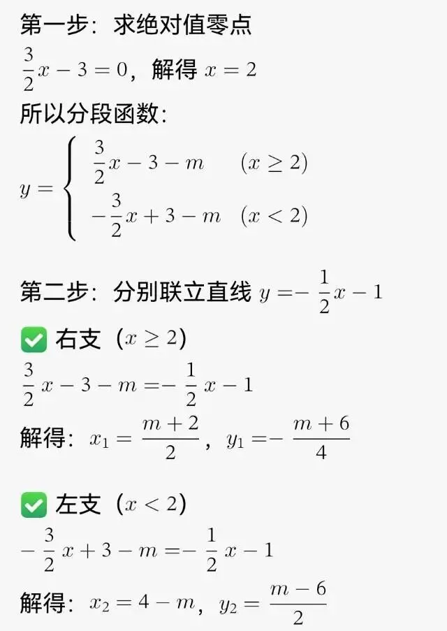 中考数学:绝对值函数与一次函数交点距离经典原创题解析-第2张图片-四季读书网 中考数学:绝对值函数与一次函数交点距离经典原创题解析-第2张图片-四季读书网