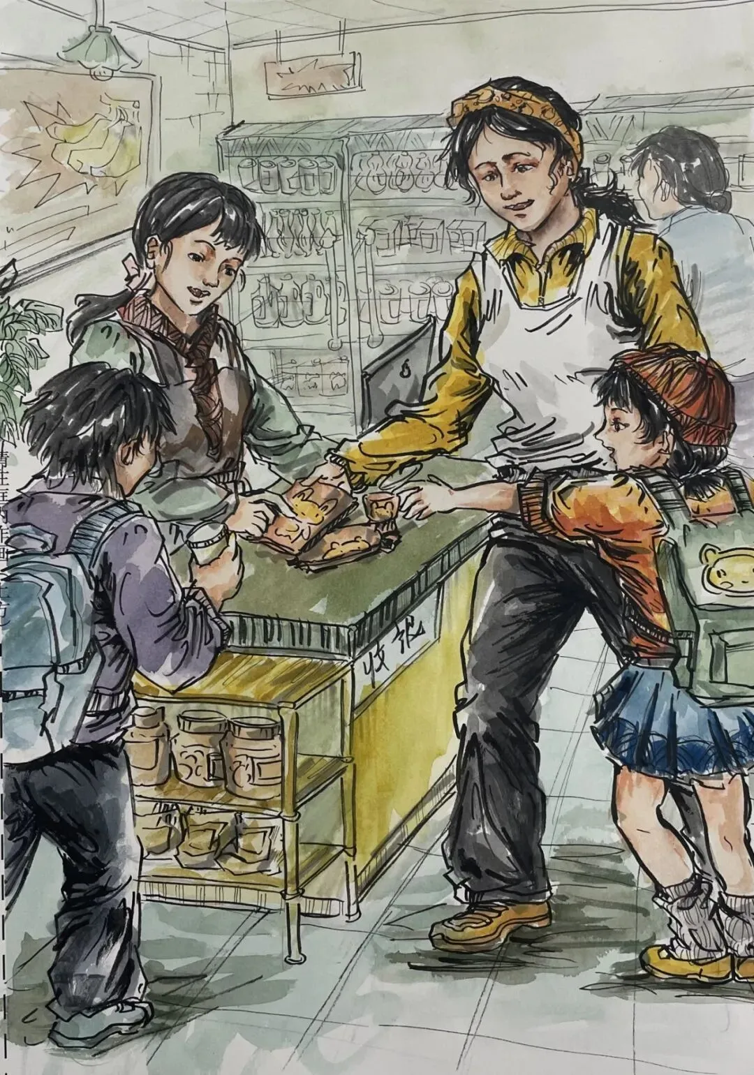 速看!贵州省2027届美术模拟考试(一模)速写高分卷!-第16张图片-四季读书网