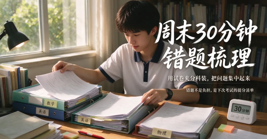 初一第一次月考后,我才明白:孩子有没有从被推着走切换到自己知道怎么走.初中拼的不是初三,是晚上那15分钟-第2张图片-四季读书网