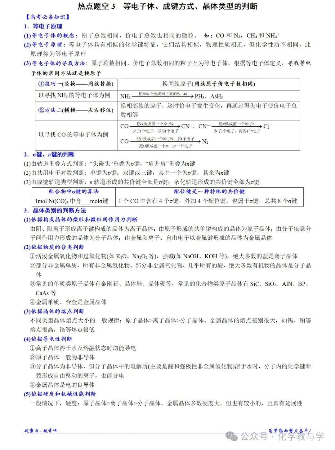 高考化学二轮||物质结构与性质大题逐空突破-第9张图片-四季读书网